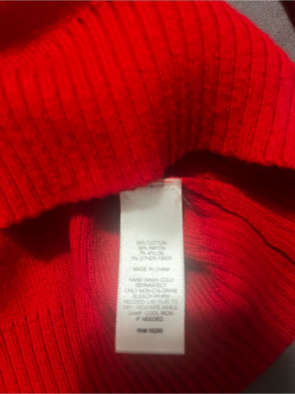 Express women’s red fitted sweater xs - Picture 4 of 4